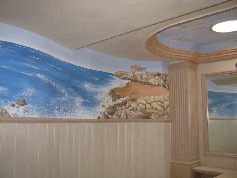 Cinzia perino art dipinti trompe loeil vetrate dipinte a mano ... Dipinti su muro